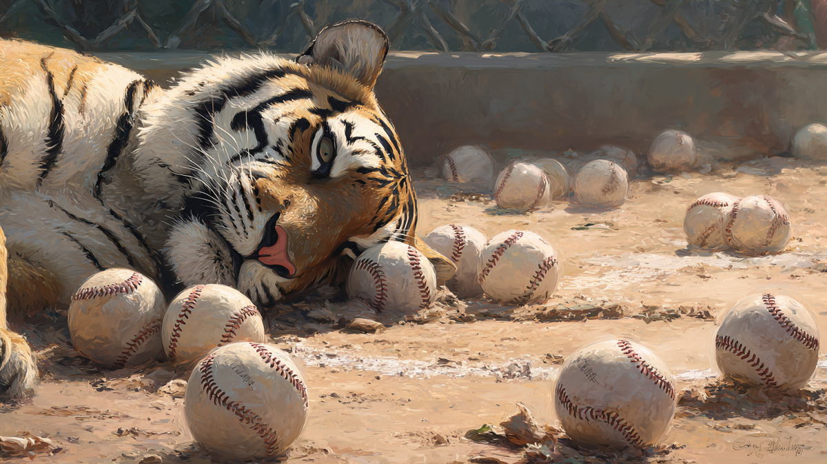 Wholesale | Gameday - Tiger & Baseball 1